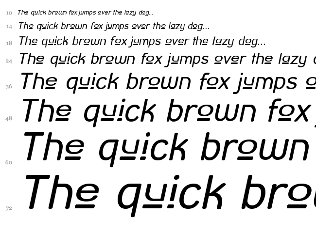 Street Corner font waterfall
